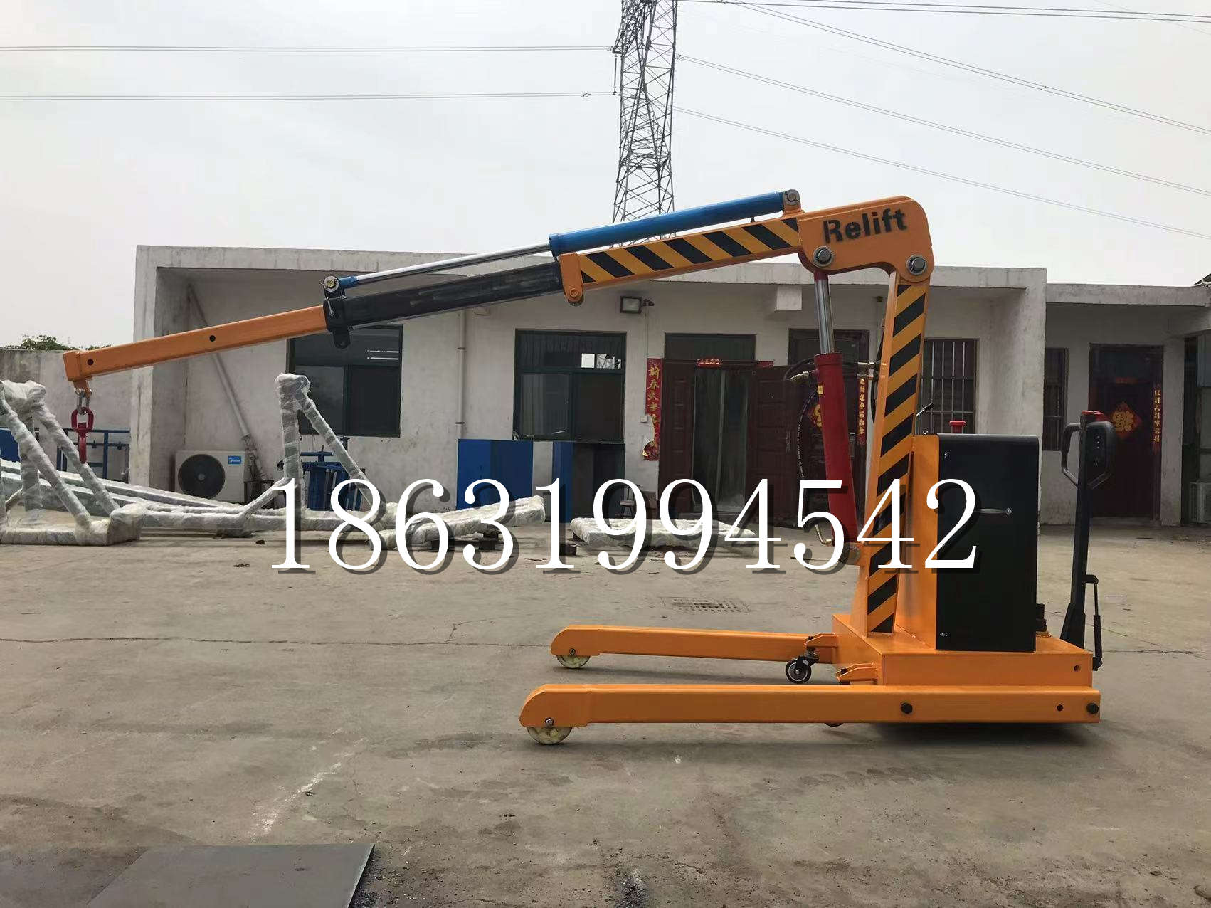 桦甸市久征定做3吨三轮随车吊 农用园林绿化移树吊 平板工程用小吊机