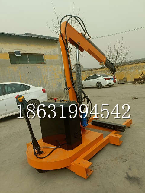 桦甸市自卸车厢随车吊 自制轮式四不像起重机 四驱平板吊 5吨 贵盛